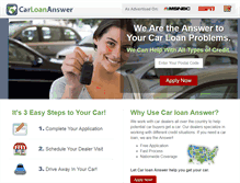 Tablet Screenshot of carloananswer.com